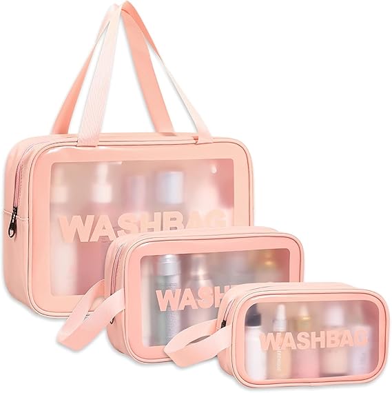 Waterproof Travel Cosmetic Bag Set of 3