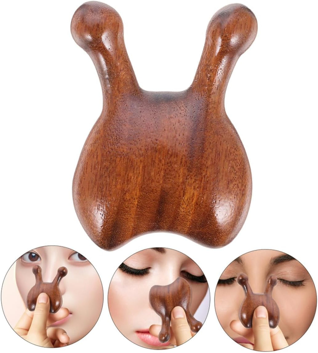 Wood Face Massage Comb Tools
