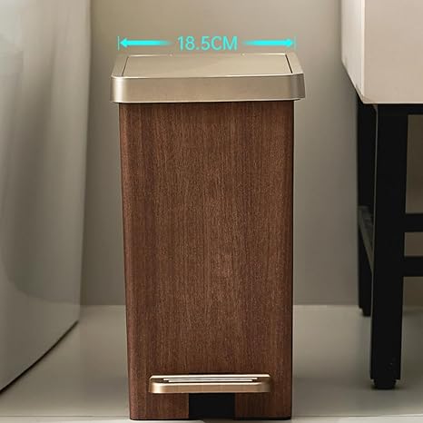 Wood Grain Garbage Bin – Multifunctional Trash bin for Home & Office