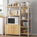 4-Tier Kitchen Organizer Cabinet – Microwave Stand & Shelf